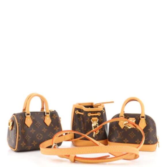 NEW RARE Louis Vuitton Trio Mini Icones Bag Set Monogram Canvas SOLD OUT - Picture 14 of 16